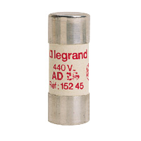 Предохранитель цилиндрический типа - AD 60 - 22x58 мм | код 015262 |  Legrand
